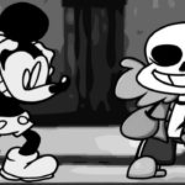 Suicide Mouse vs Sans